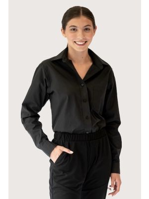 Ladies' Black Dress Shirt
