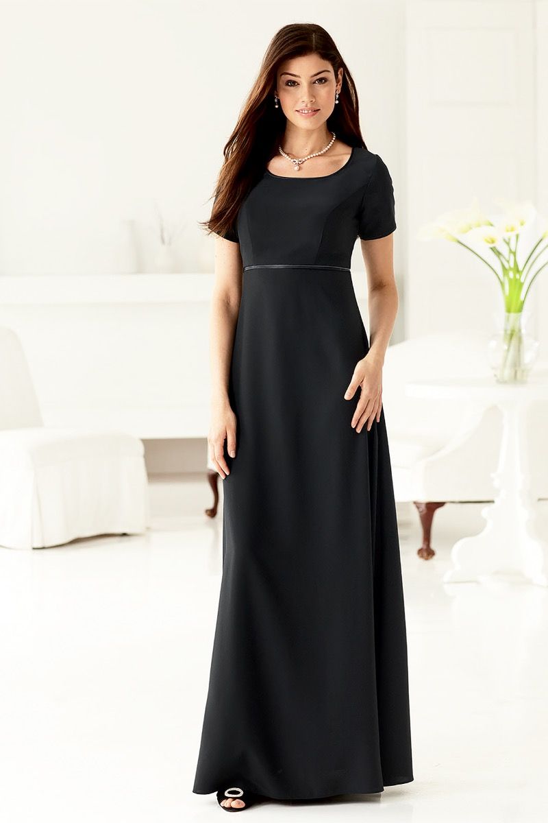knee length dresses for ladies Cara crepe dress main image 0