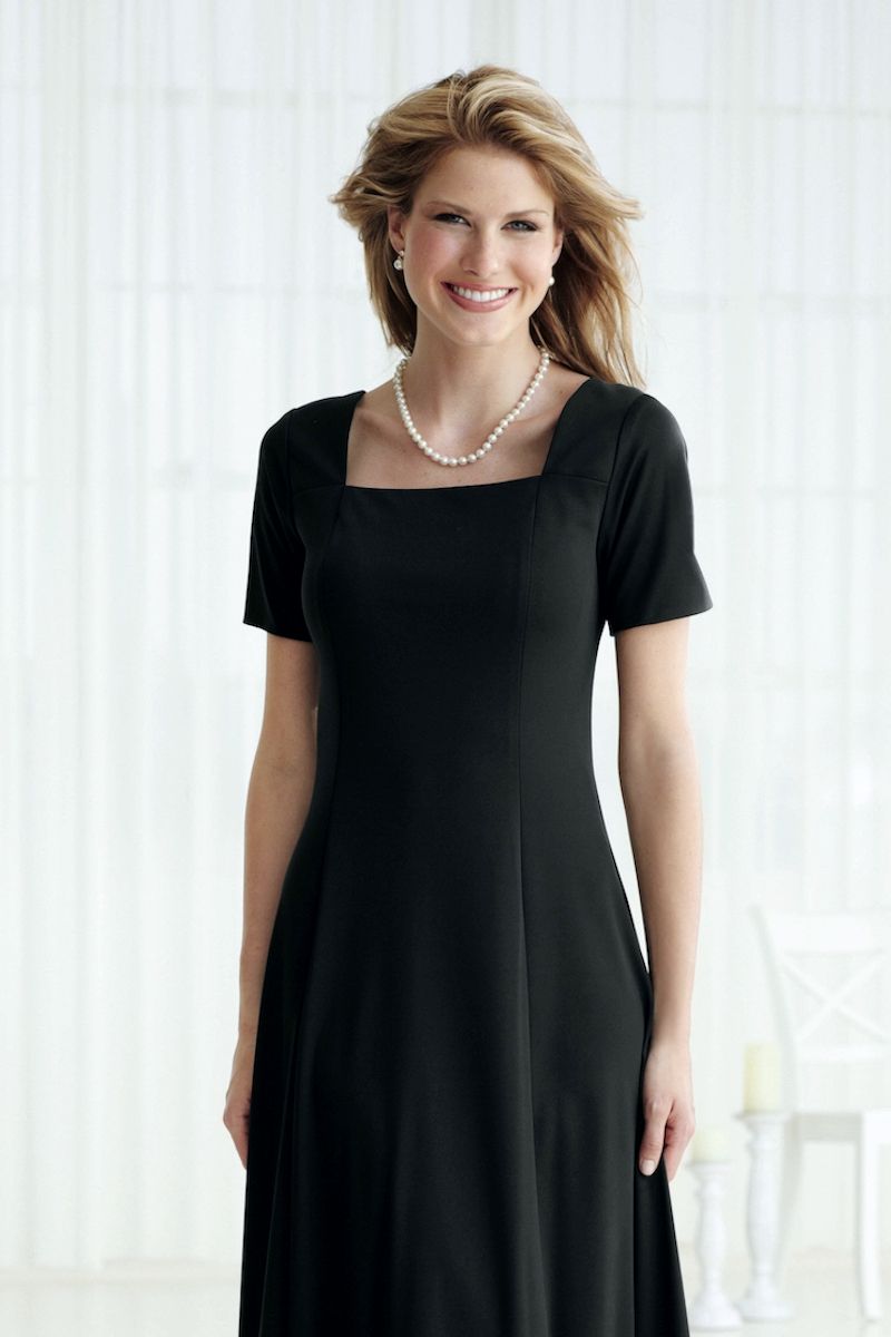 knee length dresses for ladies Geneva Mini Baby Blue M main image 1