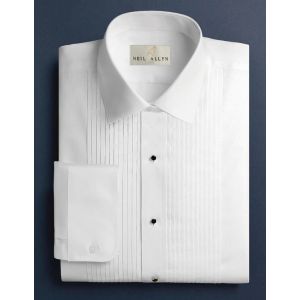 Lay Down Collar Tux Shirt Ladies'